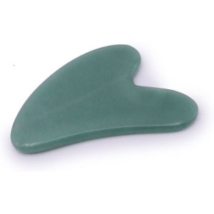 gua sha coeur aventurine verte