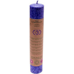 Bougie parfumée Chakra du Troisième Œil n°6