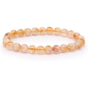 bracelet citrine perles 8mm